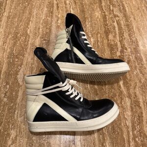 Rick Owens Leather high-top sneakers